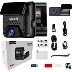 Видеорегистратор SJCAM SJDASH M60 Black (2CH) + камера, Full HD, Wi-Fi, GPS, экран 2.0"