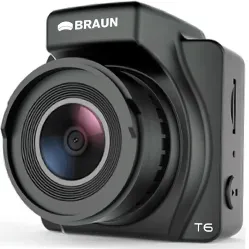 Видеорегистратор Braun Phototechnik B-Box T6, 4K UHD, Wi-Fi, GPS, экран 3", Sony STARVIS, G-сенсор