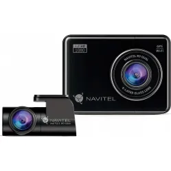 Видеорегистратор NAVITEL R9 Dual, двухканальный, Full HD+HD, Wi-Fi, GPS, экран 3"