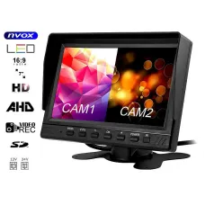 Nvox: монитор 7 + AHD камера заднего вида (4PIN, 5 м)