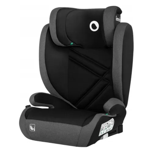 Fotelik samochodowy Lionelo Fotelik samochodowy Lionelo Hugo i-Size 100-150 cm pianka EPE Black Grey