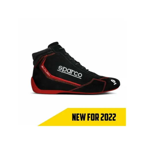 Гоночные ботильоны Sparco SLALOM Черный/Красный Размер 45